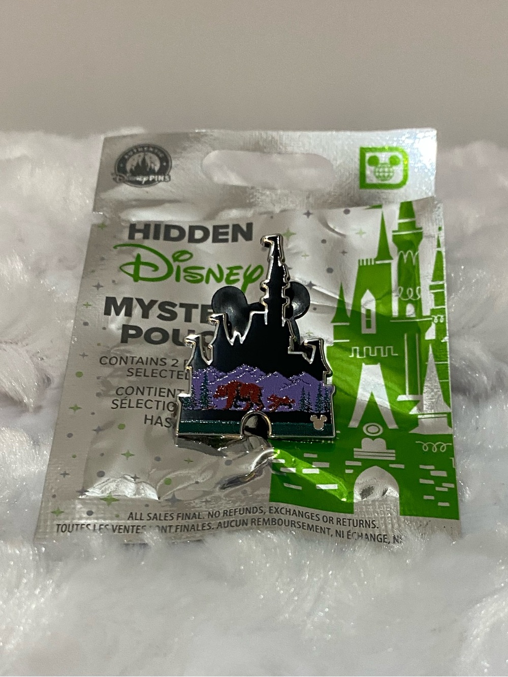 🆕Disney World 2026 Hidden Mickey Pin - Wilderness Lodge Castle - NWT